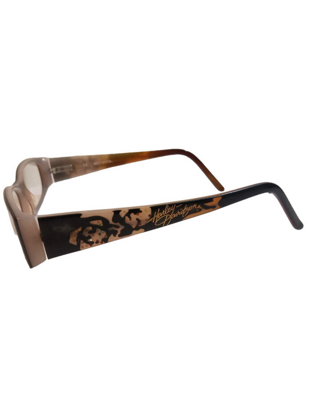 Harley Davidson Eyeglass Frames ONLY Womens HD 387 Black Eyebogo Kaylee 53-16 - Picture 9 of 9